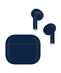 Caviar Customized Apple Airpods (3rd Generation) Wireless In-Ear Earbuds with MagSafe Charging Case, Matte Navy Blue